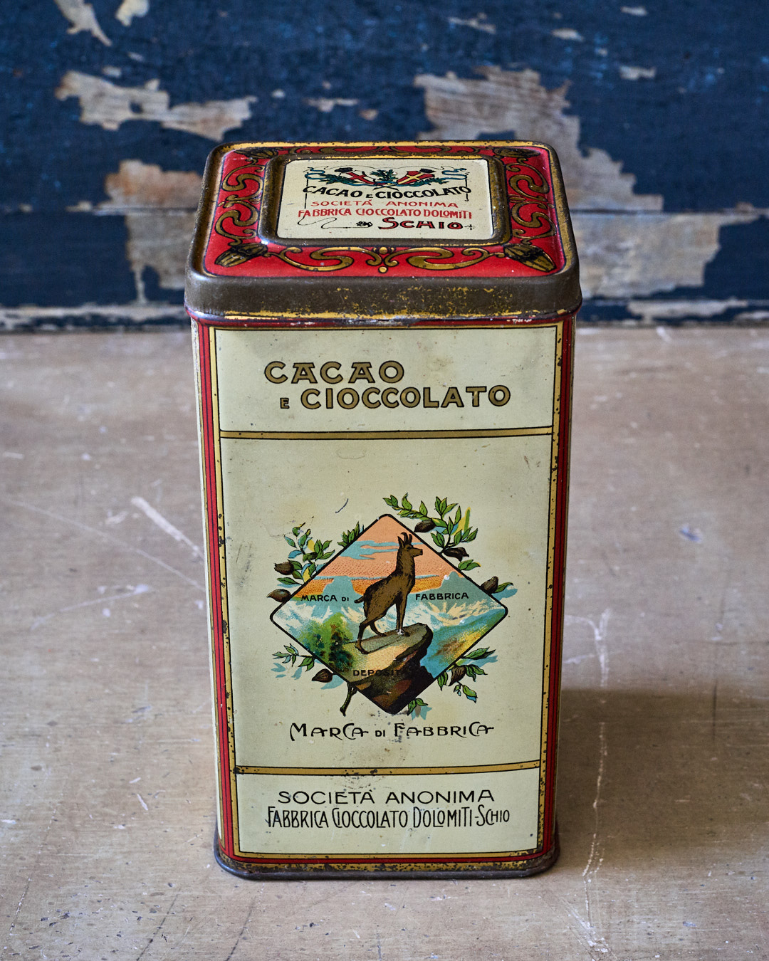 Scatola Cacao Cioccolato Dolomiti